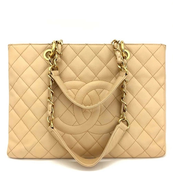 CHANEL Handbags - CHANEL Caviar Leather GST Grand Shopping Tote GHW